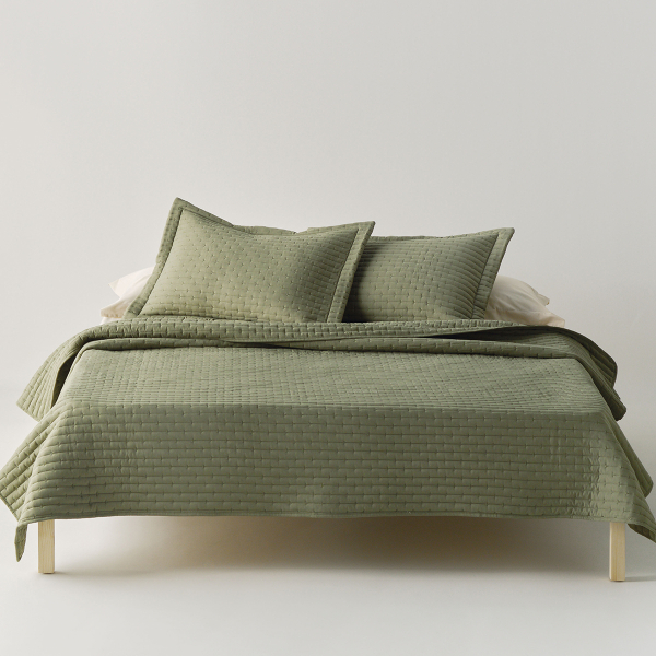 Κουβερλί King Size (Σετ 260x240) Kentia Loft Mason 02 Olive Green