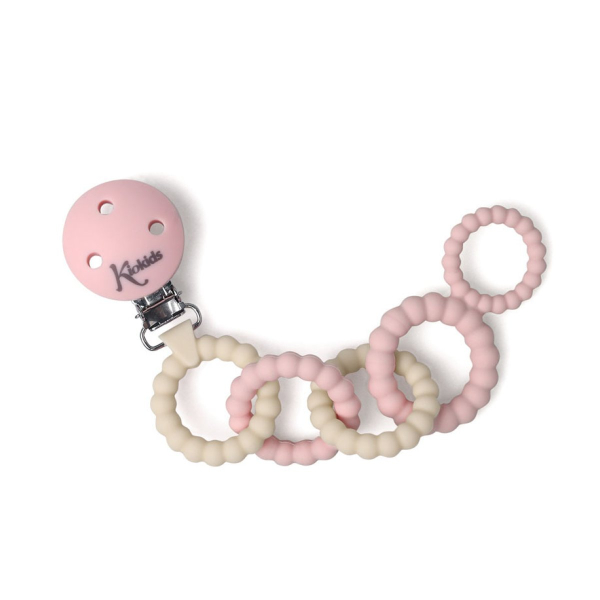 Κλιπ Πιπίλας Kiokids Ροζ 6460