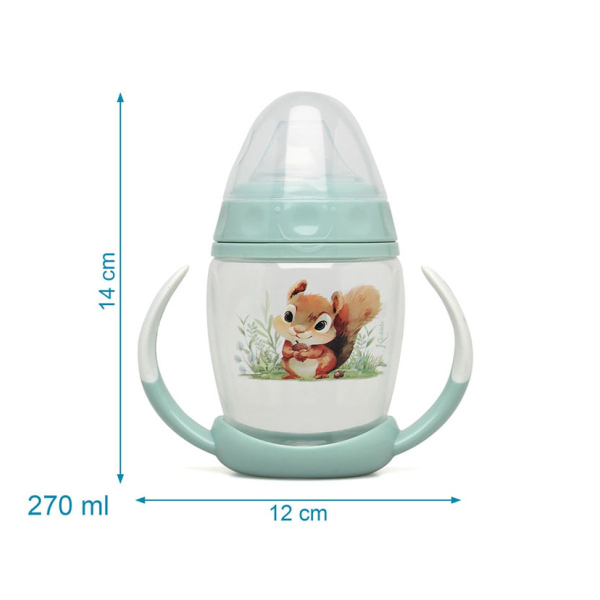 Ποτήρι Εκπαιδευτικό 270ml Kiokids Σκιουράκι 6339