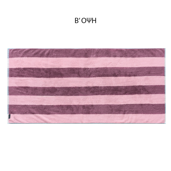 Πετσέτα Σώματος (70x140) 2 Όψεων Kentia Stylish Listra 14 550gsm