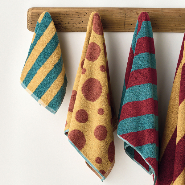 Πετσέτα Προσώπου (50x90) Kentia Stylish Listra 17 Πουά 550gsm