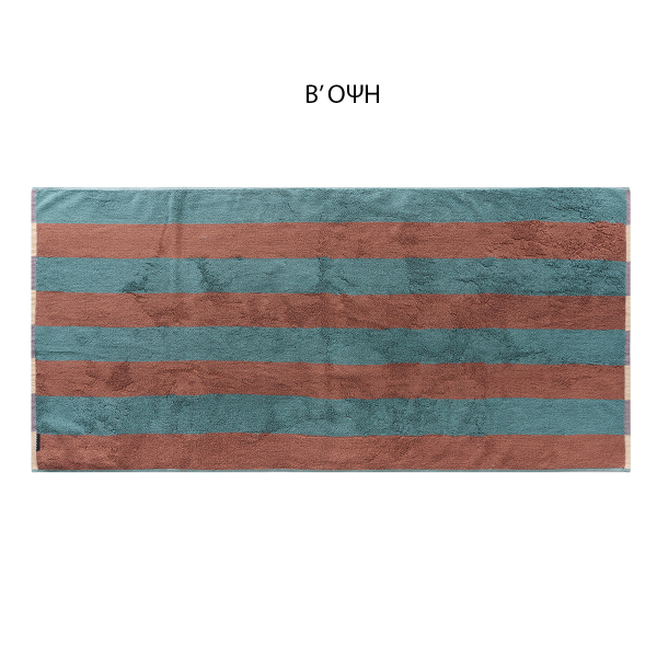 Πετσέτα Σώματος (70x140) 2 Όψεων Kentia Stylish Listra 17 550gsm