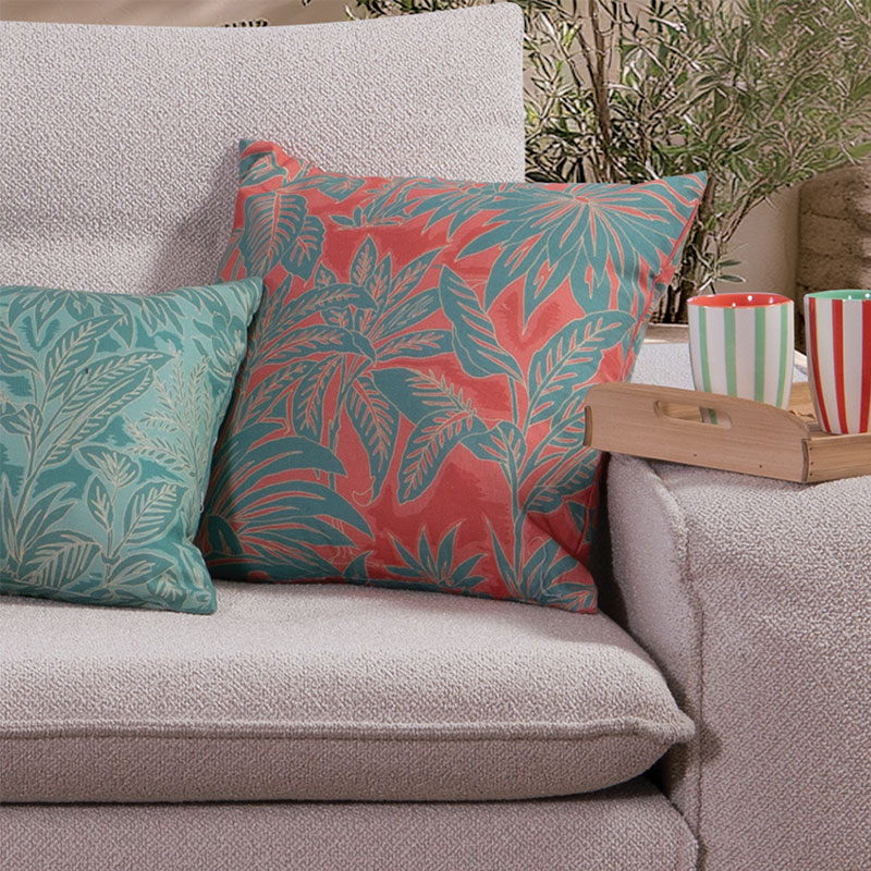 Διακοσμητικό Μαξιλάρι (45x45) Nef-Nef Homeware Charisma Green - Coral