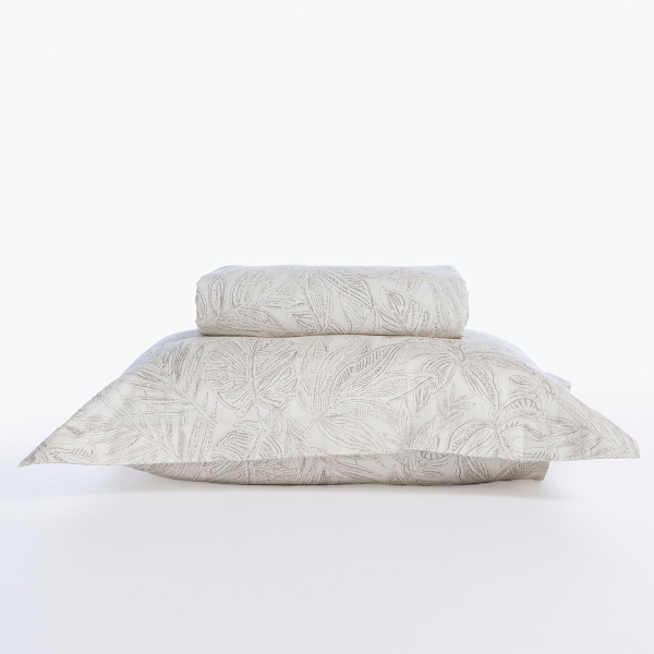 Παπλωματοθήκη Υπέρδιπλη (Σετ 230x240) 2 Όψεων Nef-Nef Homeware Premium Tundra Beige