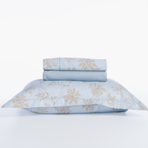 Σεντόνια King Size (Σετ) Nef-Nef Homeware Premium Foxy Silver - Blue