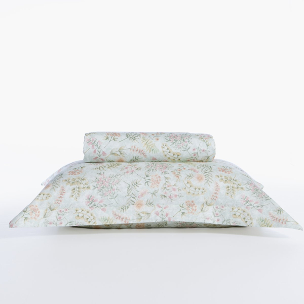 Παπλωματοθήκη Υπέρδιπλη (Σετ 240x230) 2 Όψεων Nef-Nef Homeware Premium Blessing Mint