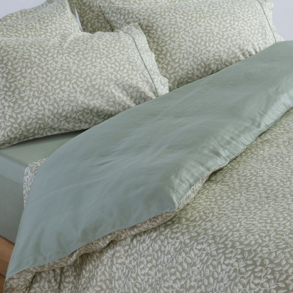 Παπλωματοθήκη Υπέρδιπλη (Σετ 230x240) 2 Όψεων Nef-Nef Homeware Elements Calming Green