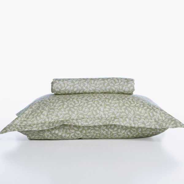 Παπλωματοθήκη Υπέρδιπλη (Σετ 230x240) 2 Όψεων Nef-Nef Homeware Elements Calming Green