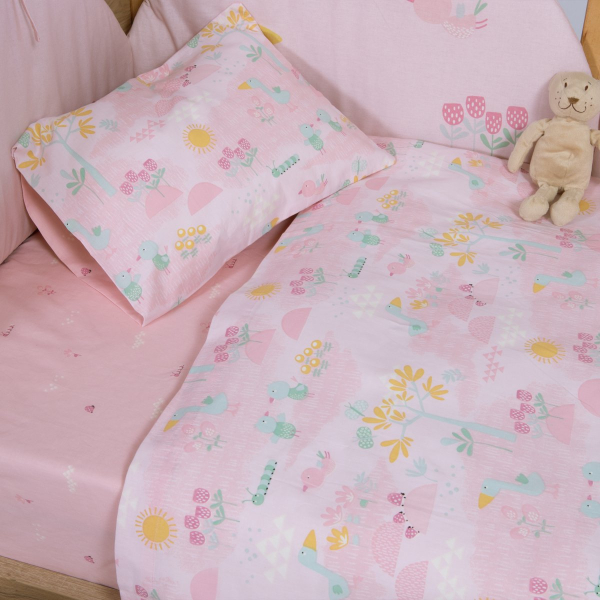 Σεντόνια Κούνιας (Σετ) Nef-Nef Homeware Baby Spring Happiness