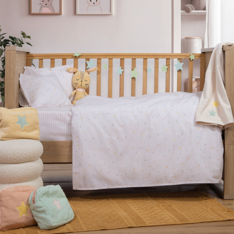 Σεντόνια Κούνιας (Σετ) Nef-Nef Homeware Baby Happy