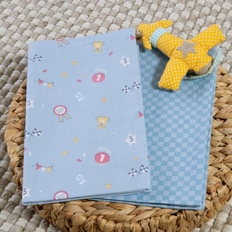 Σεντόνια Λίκνου (Σετ) Nef-Nef Homeware Baby Super Boy