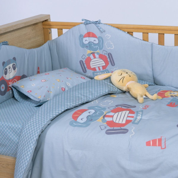 Πάντα Κούνιας (187x40) 2 Όψεων Nef-Nef Homeware Baby Super Boy