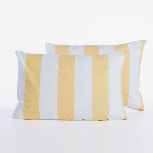 Μαξιλαροθήκη (52x72) Nef-Nef Homeware Casual Vertia Yellow