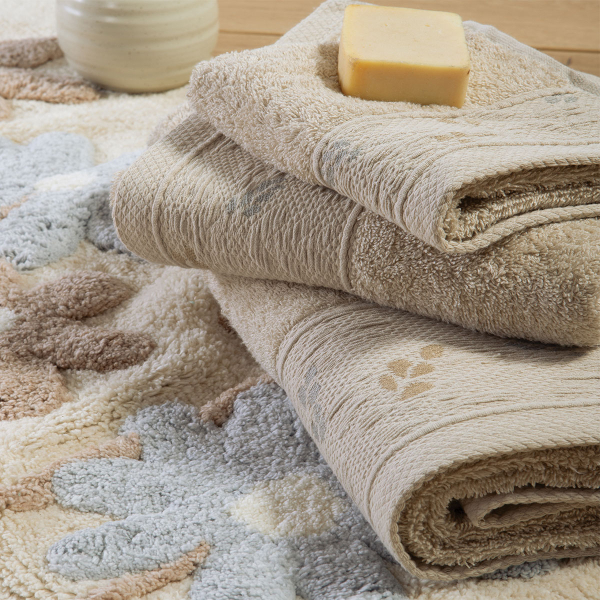 Πετσέτες Μπάνιου (Σετ 3τμχ) Nef-Nef Homeware Sylia Beige 500gsm