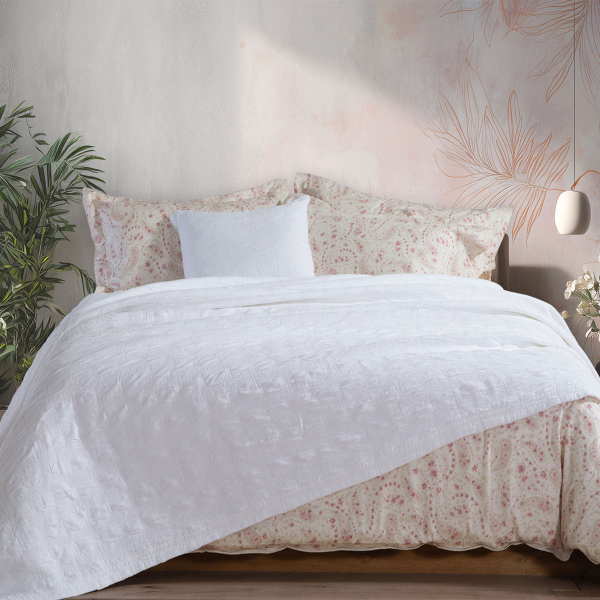 Κουβερτόριο Υπέρδιπλο (230x250) Nef-Nef Homeware Smart Charisma White