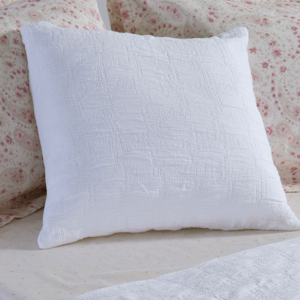 Διακοσμητική Μαξιλαροθήκη (50x50) Nef-Nef Homeware Smart Charisma White