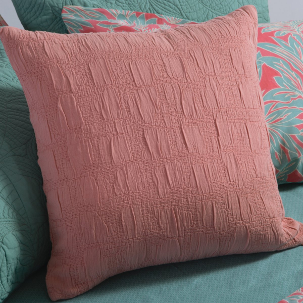 Διακοσμητική Μαξιλαροθήκη (50x50) Nef-Nef Homeware Smart Charisma Coral