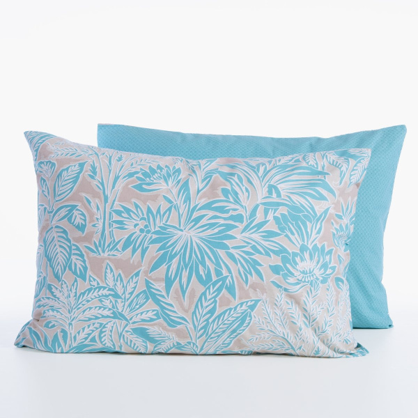 Μαξιλαροθήκη (52x72) Nef-Nef Homeware Blue Charisma Blue