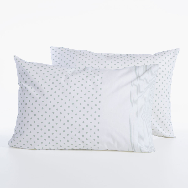 Μαξιλαροθήκη (52x72) Nef-Nef Homeware Smart Donter 26 Ecru - Green