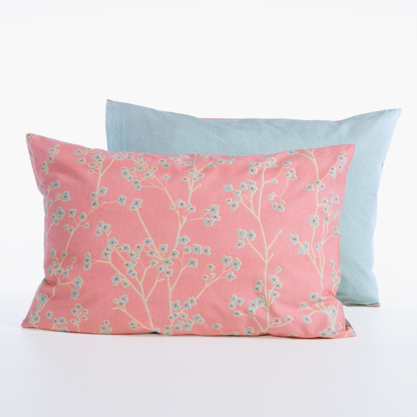 Μαξιλαροθήκη (52x72) Nef-Nef Homeware Smart Floriva Coral