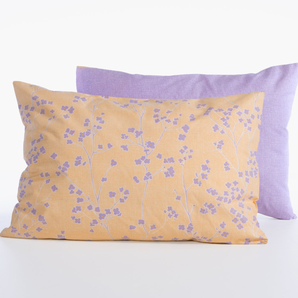 Μαξιλαροθήκη (52x72) Nef-Nef Homeware Smart Floriva Yellow