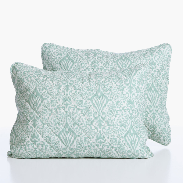 Ζεύγος Μαξιλαροθήκες Καπιτονέ (52x72) Nef-Nef Homeware Jetrix Green