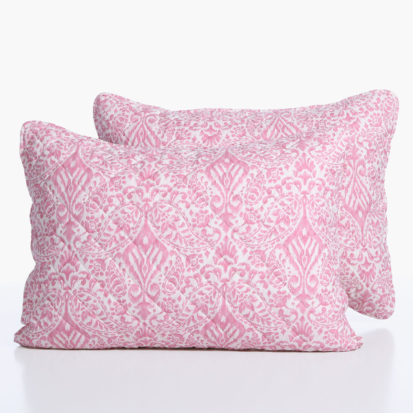 Ζεύγος Μαξιλαροθήκες Καπιτονέ (52x72) Nef-Nef Homeware Jetrix Berry