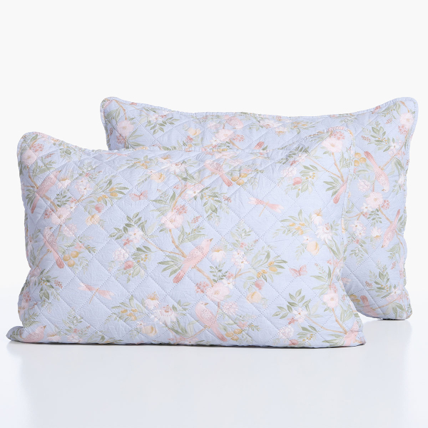 Ζεύγος Μαξιλαροθήκες Καπιτονέ (52x72) Nef-Nef Homeware Dreamel Blue