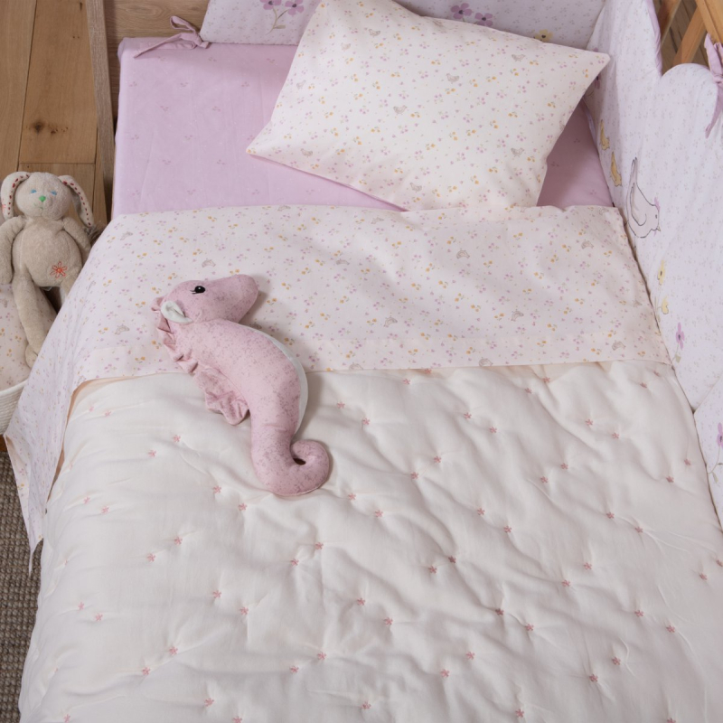 Κουβερλί Κούνιας (110x150) Nef-Nef Homeware Special Flower