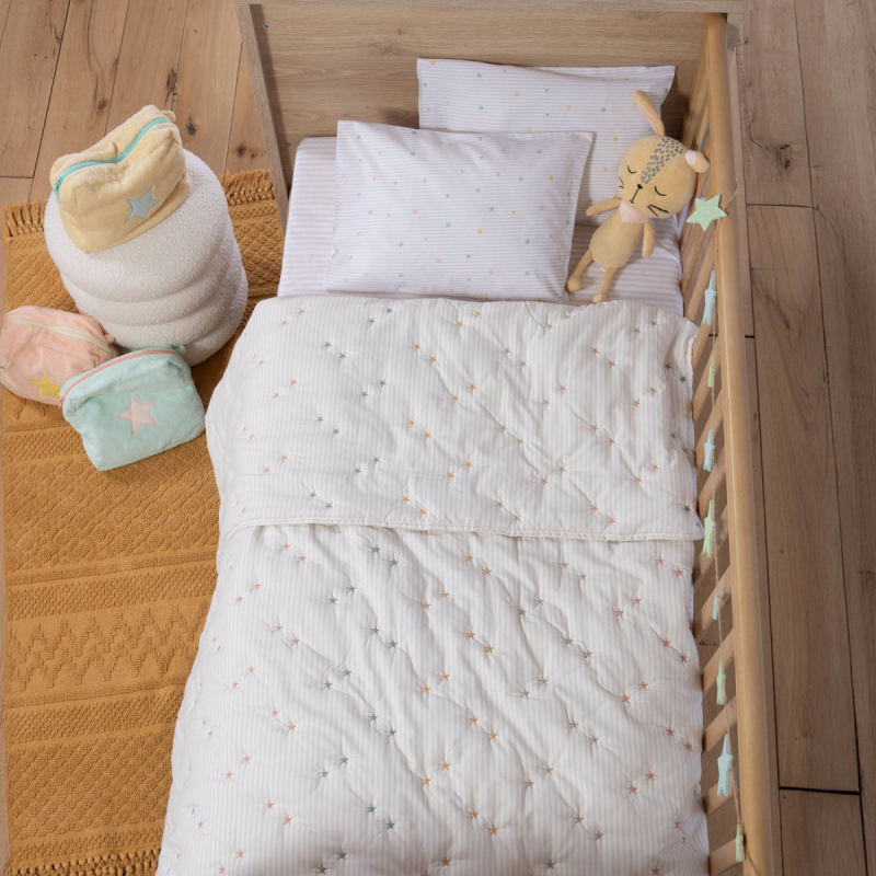 Κουβερλί Λίκνου (80x110) Nef-Nef Homeware Baby Happy