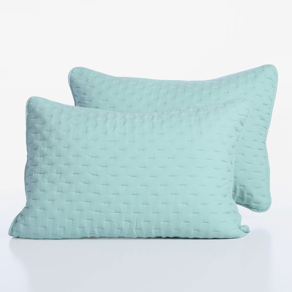 Ζεύγος Μαξιλαροθήκες Καπιτονέ (52X72) Nef-Nef Homeware Adelle Green Home Λευκά Είδη Κρεβατοκάμαρας Ύπνου Spitishop