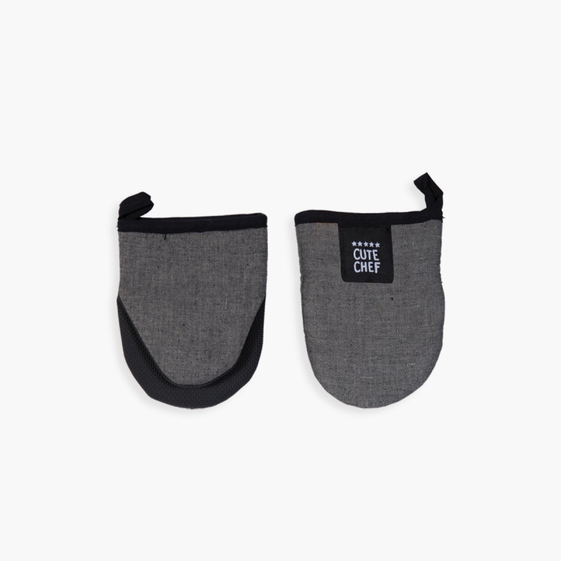 Γάντια Κουζίνας (Σετ 2τμχ) Nef-Nef Homeware Lorin Black