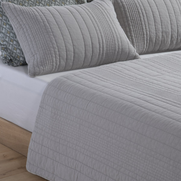 Κουβερλί Υπέρδιπλο (230x240) Nef-Nef Homeware Elements Ecstatic Grey