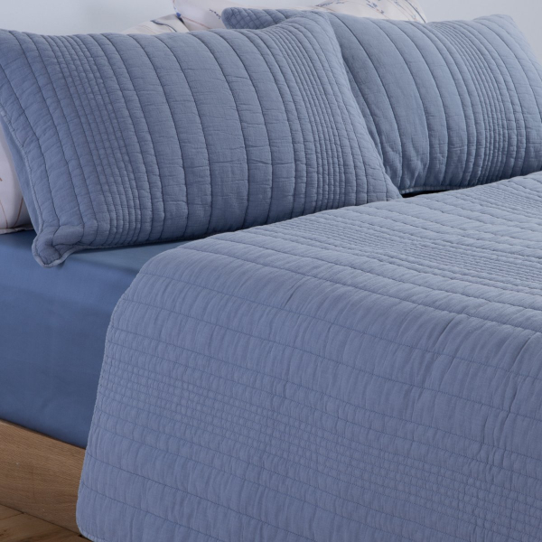 Κουβερλί Υπέρδιπλο (230x240) Nef-Nef Homeware Elements Ecstatic Blue