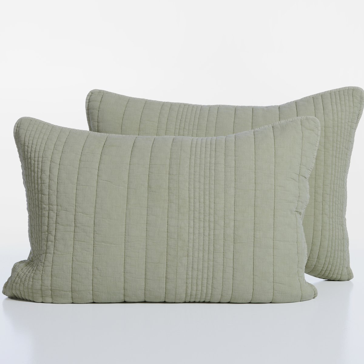 Ζεύγος Μαξιλαροθήκες Καπιτονέ (52X72) Nef-Nef Homeware Elements Ecstatic Green Home Λευκά Είδη Κρεβατοκάμαρας Ύπνου Spitishop
