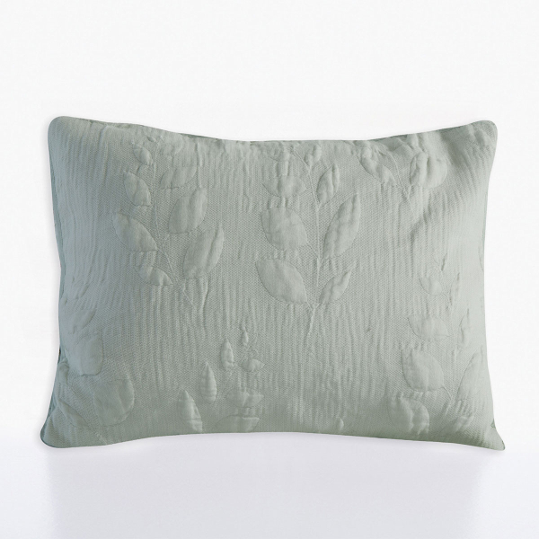 Ζεύγος Μαξιλαροθήκες Καπιτονέ (52x72) Nef-Nef Homeware Premium Emily Mint