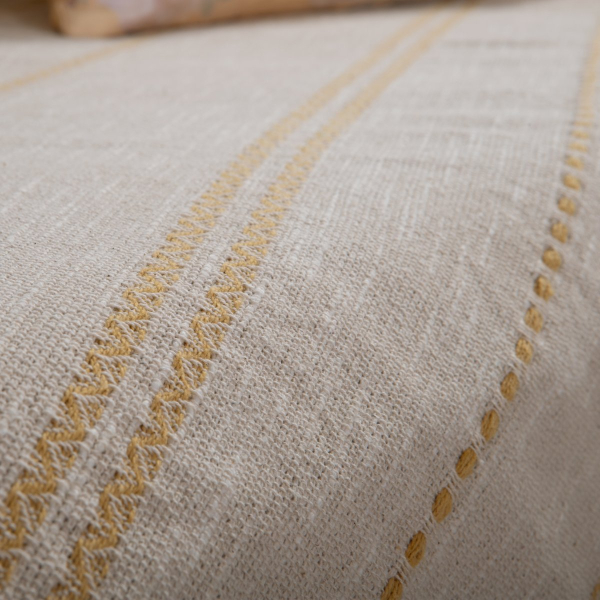 Ριχτάρι Καναπέ Τριθέσιου (180x300) Nef-Nef Homeware Bleeze Natural - Yellow