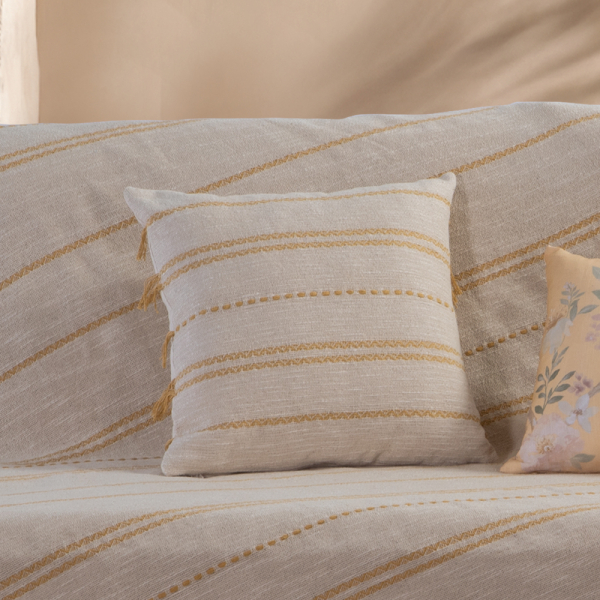 Διακοσμητικό Μαξιλάρι (45x45) Nef-Nef Homeware Bleeze Natural - Yellow