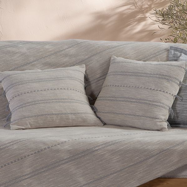 Διακοσμητικό Μαξιλάρι (45x45) Nef-Nef Homeware Bleeze Grey
