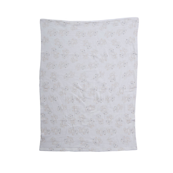 Κουβέρτα Πικέ Αγκαλιάς (75x100) + Λούτρινο Nef-Nef Homeware Teddy Beige