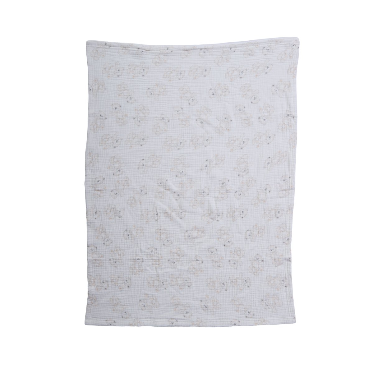 Κουβέρτα Πικέ Αγκαλιάς (75X100) + Λούτρινο Nef-Nef Homeware Teddy Beige Home Βρεφικά Προίκα Μωρού Κουβέρτες Βρεφικές Καλοκαιρινές Spitishop