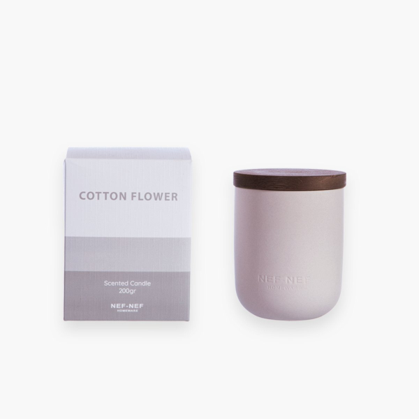 Κερί Αρωματικό 200ml Nef-Nef Homeware Cotton Flower