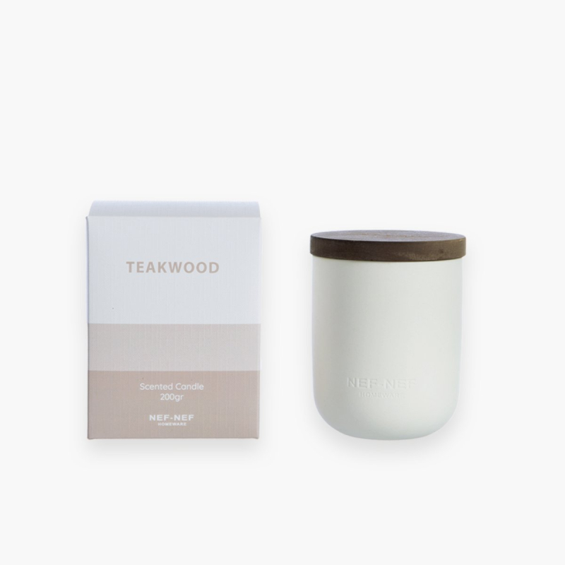 Κερί Αρωματικό 200ml Nef-Nef Homeware Teakood 26