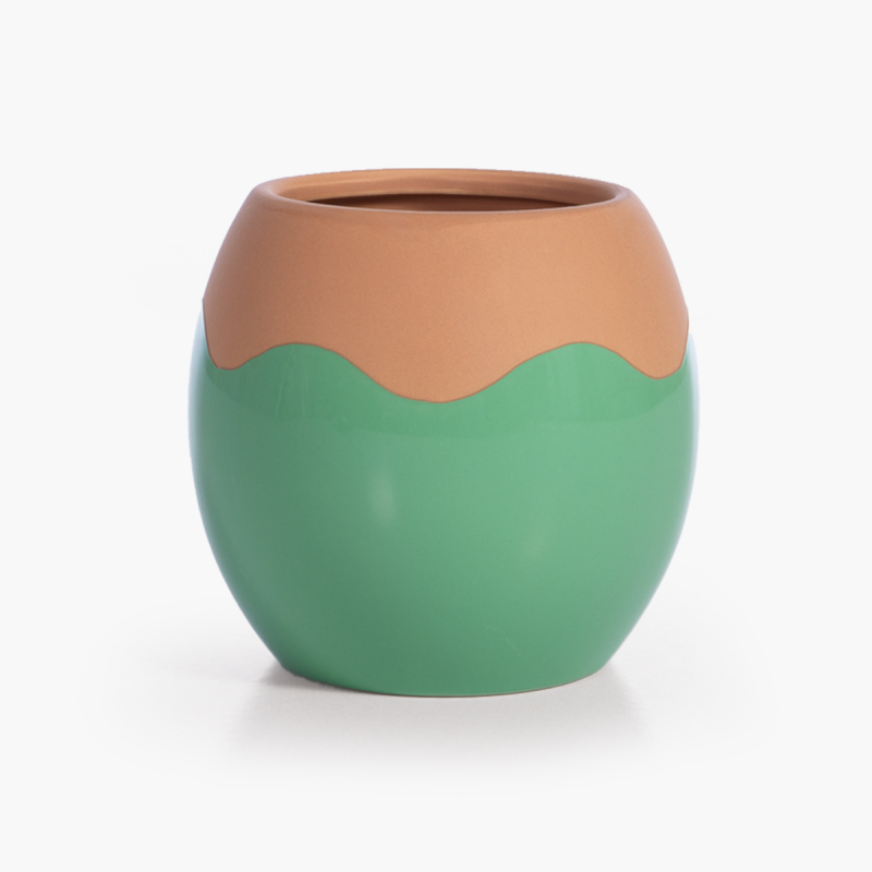 Διακοσμητικό Βάζο (Φ14x13) Nef-Nef Homeware Domain Green