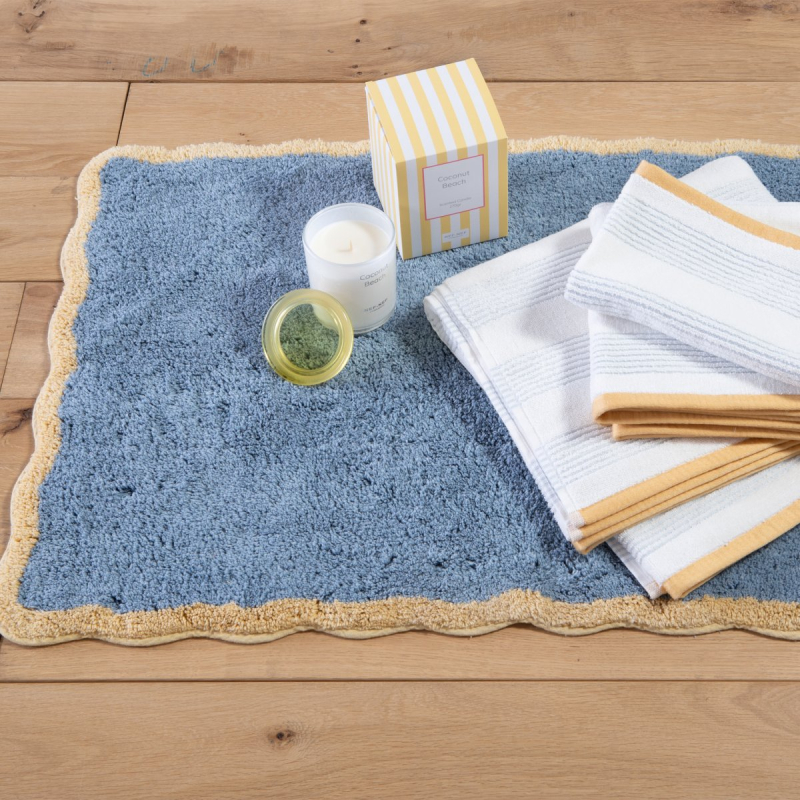 Πατάκι Μπάνιου (60x90) Nef-Nef Homeware Vertia Blue