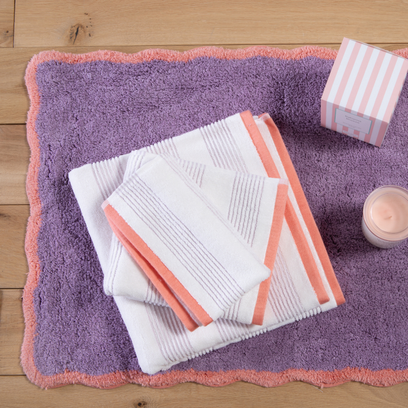 Πατάκι Μπάνιου (60x90) Nef-Nef Homeware Vertia Mauve