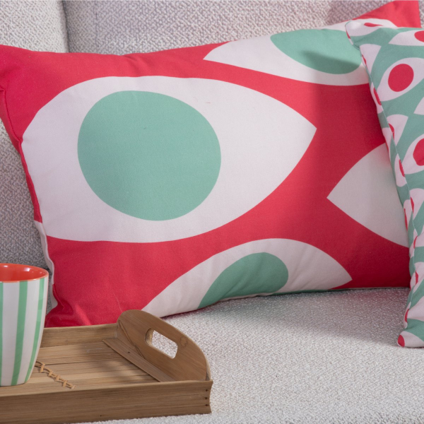 Διακοσμητική Μαξιλαροθήκη (55x35) Nef-Nef Homeware High Option Fuchsia