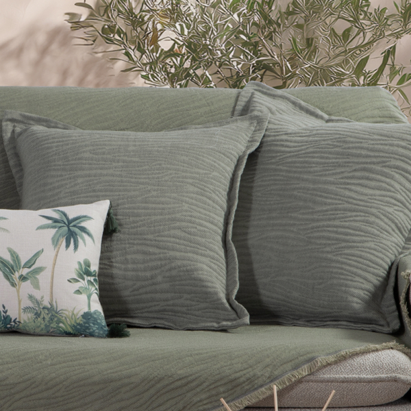 Διακοσμητικό Μαξιλάρι (50x50) Nef-Nef Homeware Zebra Green