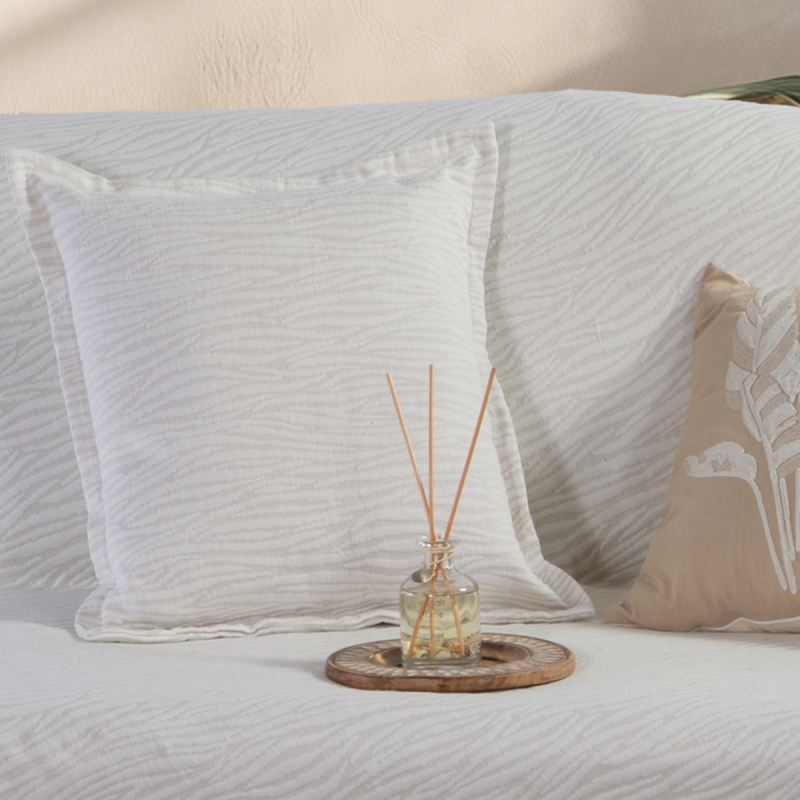 Διακοσμητικό Μαξιλάρι (50x50) Nef-Nef Homeware Zebra Ecru