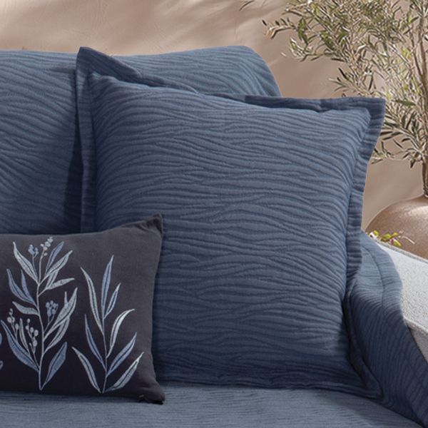 Διακοσμητικό Μαξιλάρι (50x50) Nef-Nef Homeware Zebra Denim